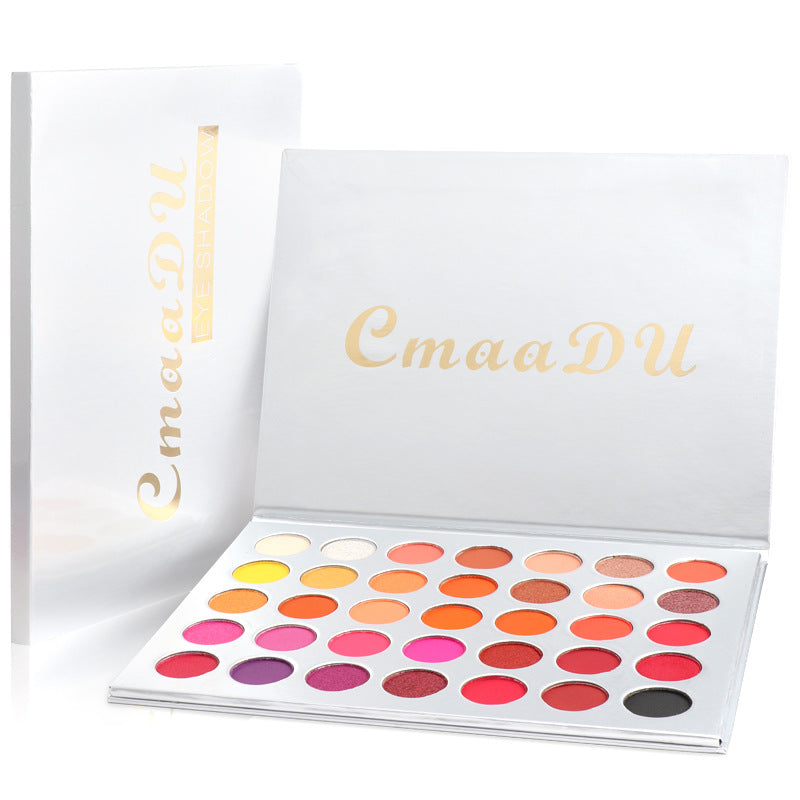 CmaaDu 35 Colors Matte Eyeshadow Metal Waterproof Pearl Glitter Eyeshadow Palette - V.I.P Digital Presence