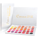 CmaaDu 35 Colors Matte Eyeshadow Metal Waterproof Pearl Glitter Eyeshadow Palette - V.I.P Digital Presence
