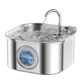 Stainless Steel Smart Pet Water Dispenser with Automatic Circulation and Filtration, Large Capacity Feeder for Cats and Dogs - V.I.P Digital Presence