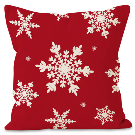 Christmas Snowflake Pillow Cover Linen Checkered Letter Printed Pillow Cover Christmas Theme Cushion Cover - V.I.P Digital Presence