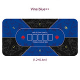 Dezhou playing card pad tablecloth table cushion square round chip rubber cushion playing card table top cushion