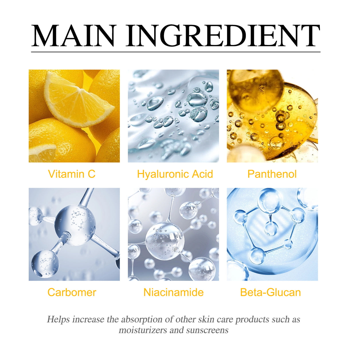 Vitamin C Face Serum, Anti-Aging Fade Facial Spots Wrinkles Brightening Skin - V.I.P Digital Presence