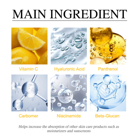 Vitamin C Face Serum, Anti-Aging Fade Facial Spots Wrinkles Brightening Skin - V.I.P Digital Presence