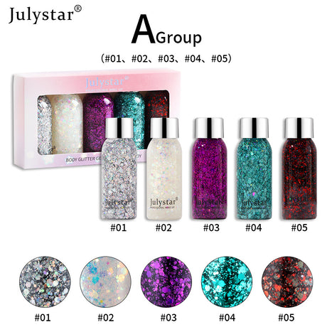 Color Gold Cong Sequins Eyeshadow Liquid High Color Makeup Dazzling Performance Blue Liquid Eyeshadow - V.I.P Digital Presence