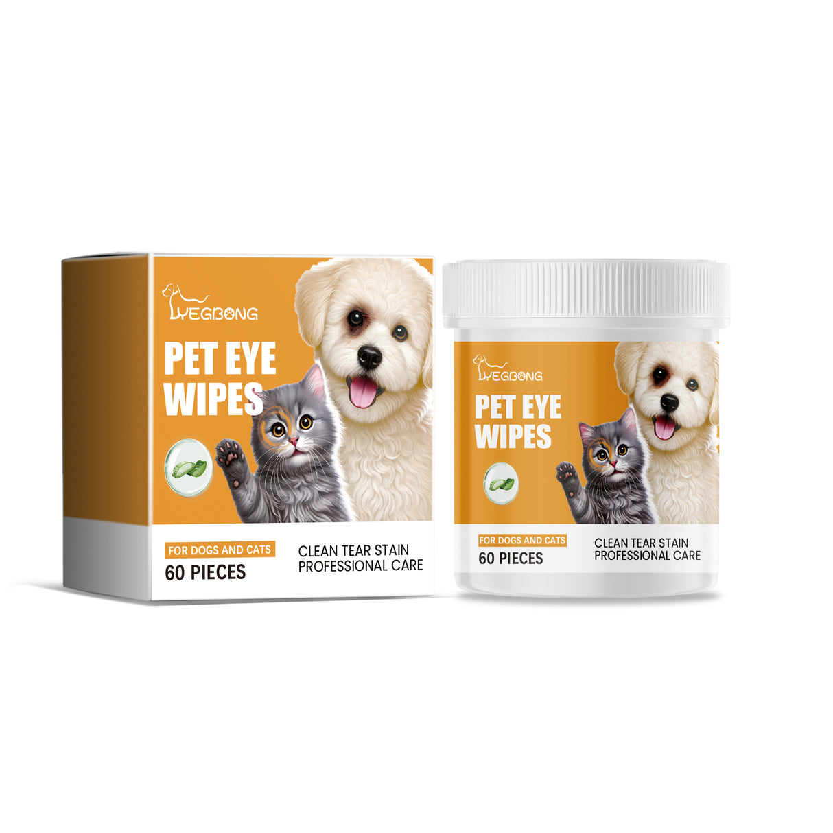 Eye Wipes for Cats and Dogs, Dogs to Tear Stains Cat Pet Eye Cleaning Wet Wipes for Eyes - V.I.P Digital Presence