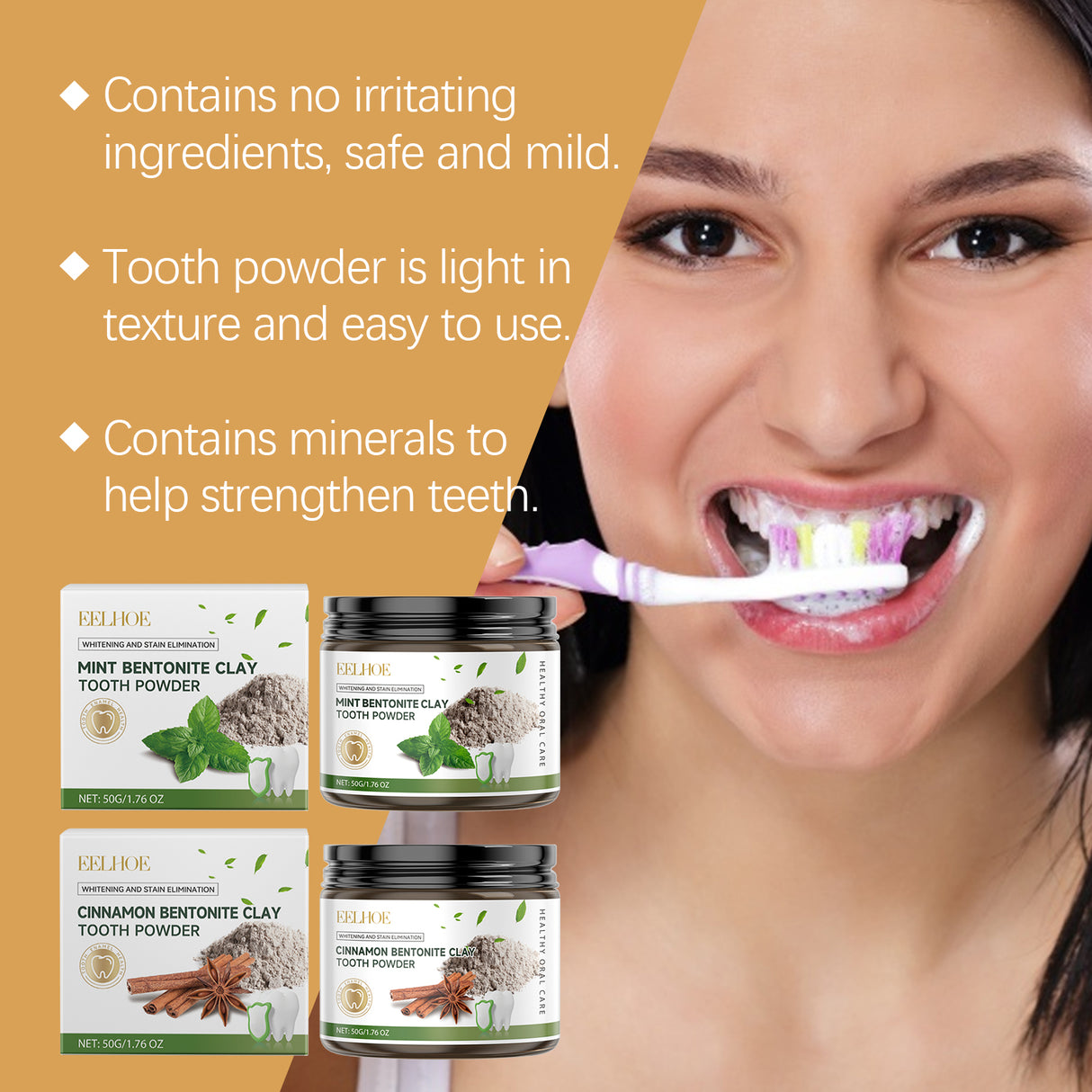Volcanic Ash Dental Cleaning Powder Clean Bad Breath Confident Smile Teeth Cleaning Care Beauty Dental Powder - V.I.P Digital Presence