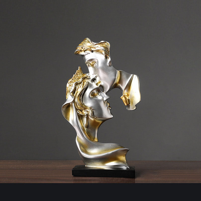 Abstract art couple decoration living room wine cabinet study decoration figure sculpture handicrafts - V.I.P Digital Presence