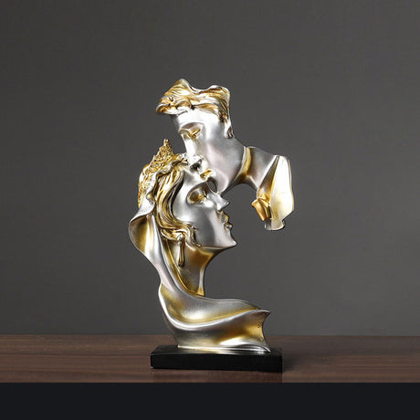 Abstract art couple decoration living room wine cabinet study decoration figure sculpture handicrafts - V.I.P Digital Presence