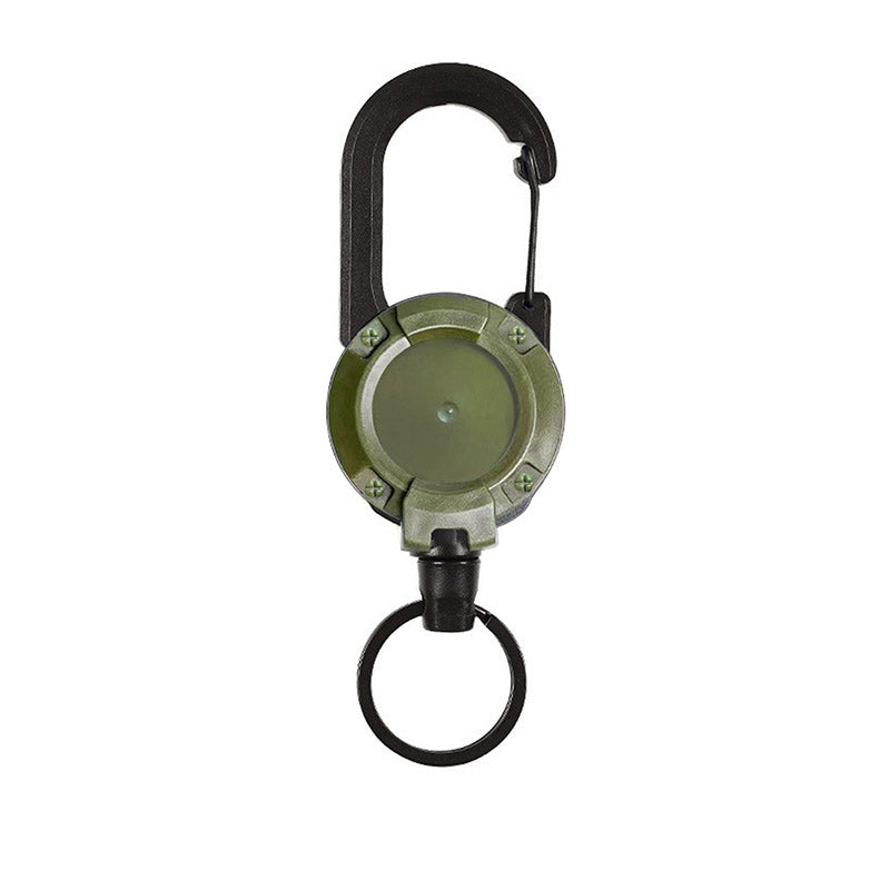 New Outdoor Automatic Retractable Wire Rope Luya Anti-theft Tactical Keychain Telescopic Keychain Retractable Hook Tool - V.I.P Digital Presence