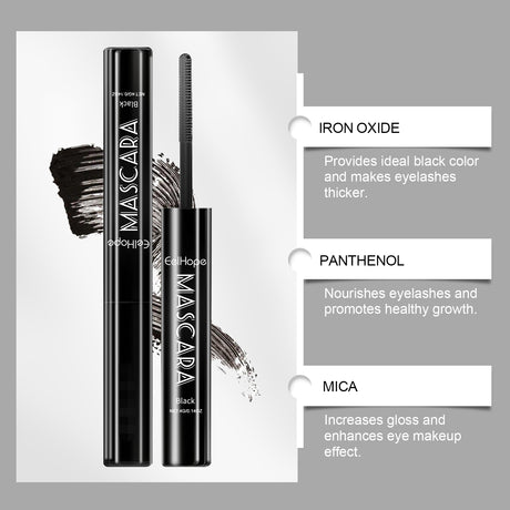 Black Mascara Long-Lasting Long-Lasting Makeup Natural Beautiful Curling Does Not Easily Stain Black Mascara - V.I.P Digital Presence