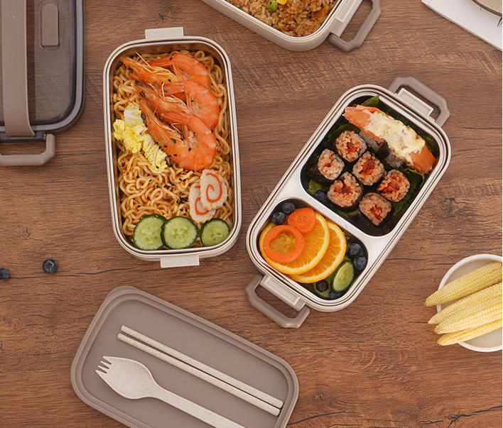 Microwaveable stainless steel single layer portable lunch box with lid - V.I.P Digital Presence