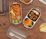 Microwaveable stainless steel single layer portable lunch box with lid - V.I.P Digital Presence