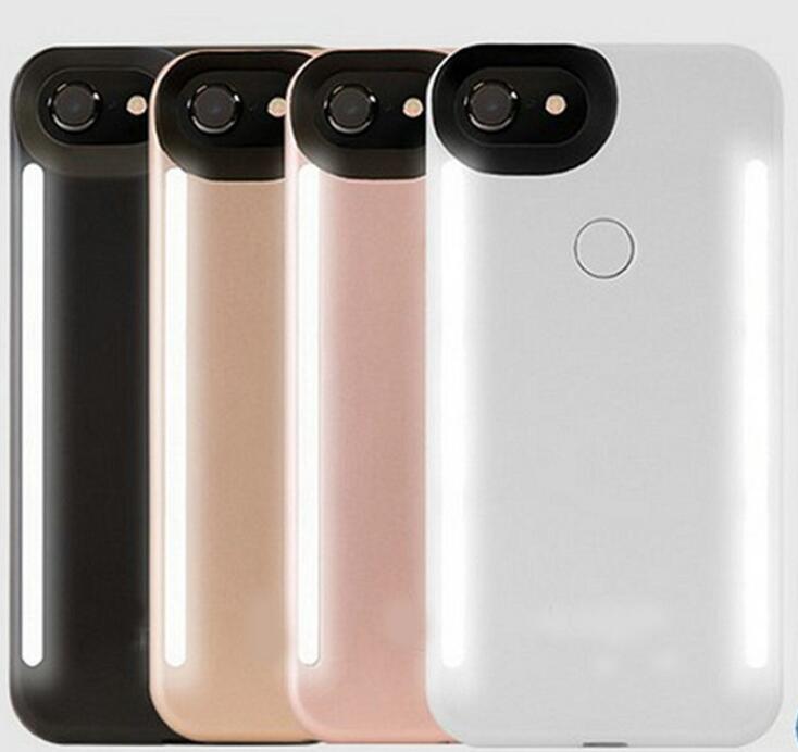 Light Up Duo Case for iPhone X SE 6 7 8 Plus Selfie Luminous Cover with Retail Package - V.I.P Digital Presence