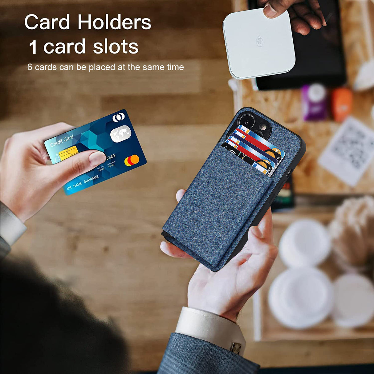 Suitable for iPhone 14 PROMAX plug-in phone case  Apple 11 aluminum alloy wallet phone case IP13 protective case - V.I.P Digital Presence