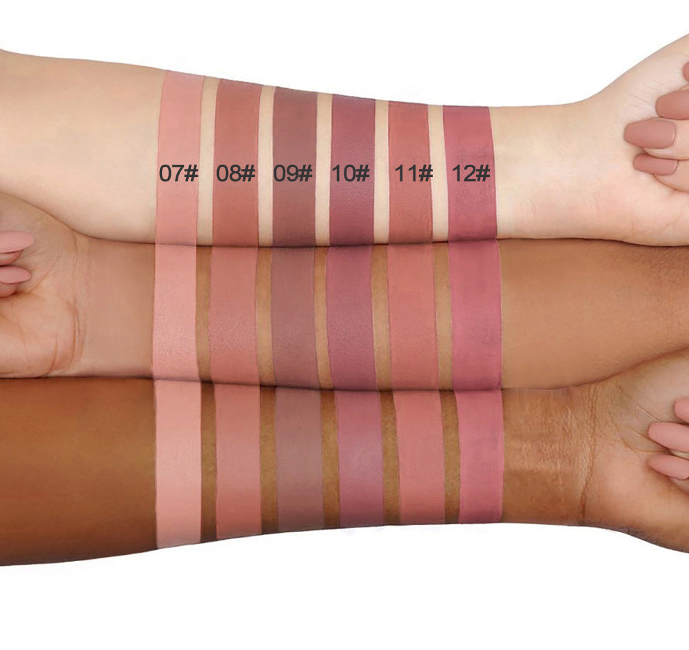 HANDAIYAN Popular Matte Matte Velvet 12 Colors Lip Gloss Liquid Lipstick Lip Glaze - V.I.P Digital Presence