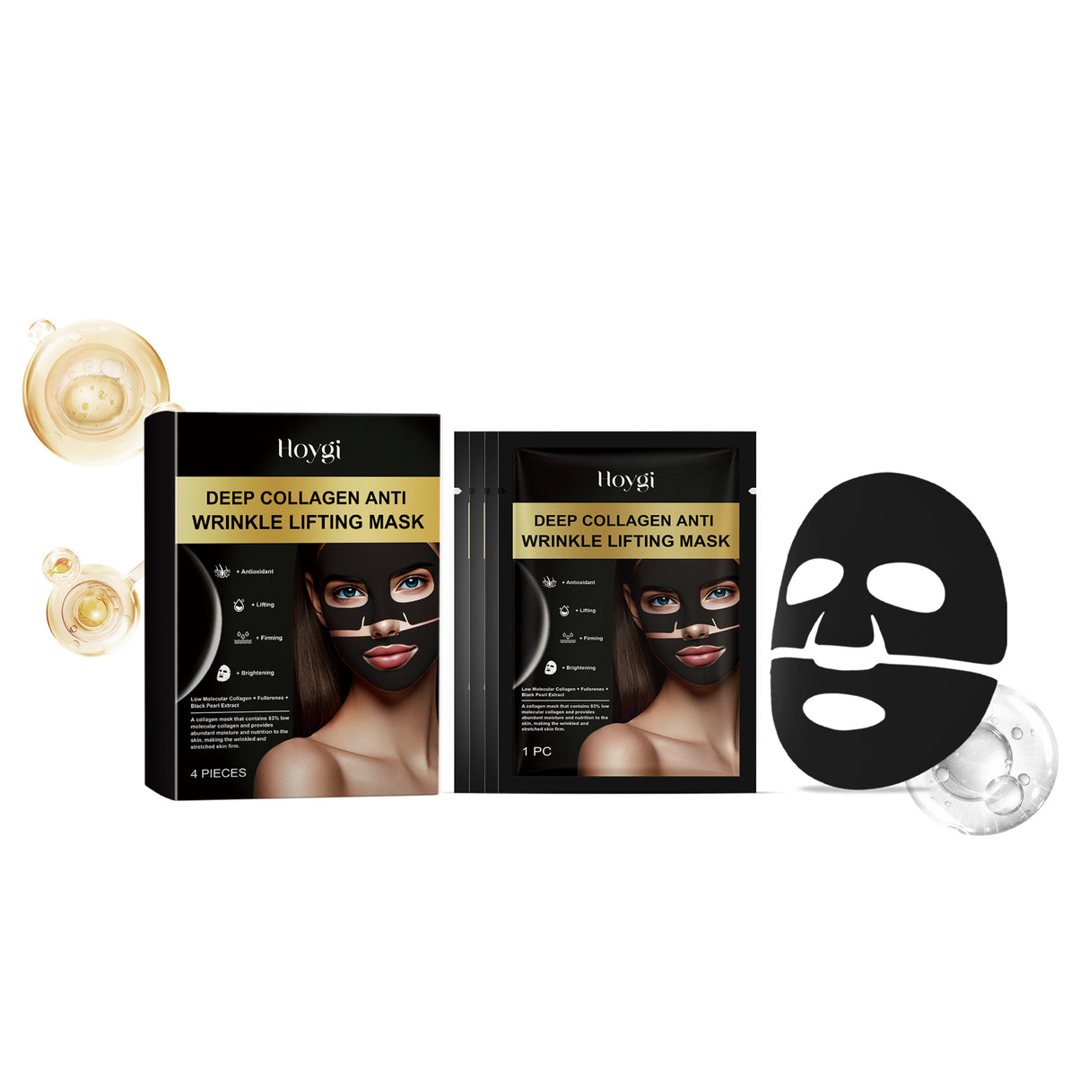 Collagen Moisturizing Mask Gently Nourishes And Moisturizes Skin, Strengthens Skin, Reduces Fine Lines And Moistens Skin