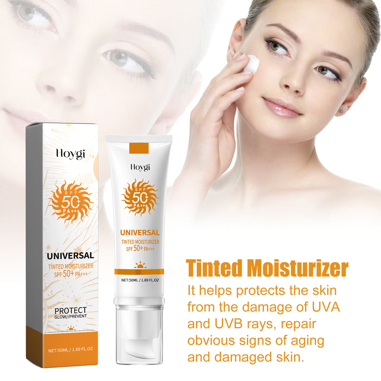 Tinted Moisturizer, Outdoor UV Protection Brightening Skin Hydrating Protective Cream - V.I.P Digital Presence