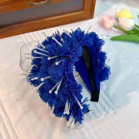 Fashionable design wide edge fabric crystal headband - V.I.P Digital Presence