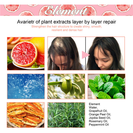 Grapefruit Hair Mist, Repair Damaged Hair Moisturizing And Thickening Hair Stabilization Spray - V.I.P Digital Presence