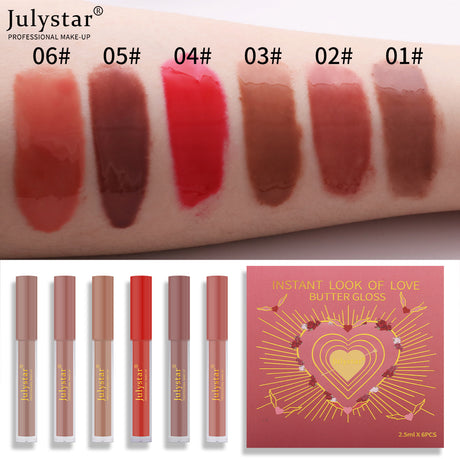 Hydrating Lip Honey Hydrogloss Mirror Lip Cheek Dual Purpose Six piece Set Lip Glaze Labial glaze - V.I.P Digital Presence