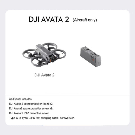 DJI Avata 2 First Perspective Aerial Photography Drone Flight Glasses Sensory Control Immersive Flight - V.I.P Digital Presence