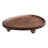 Rustic Wooden Tray Irregular Fruit Plate Dessert Plate Snack Home Storage Tray - V.I.P Digital Presence