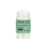 Green Tea Clay Mask Stick, Cleans Tightens Pores Lightens Spots And Removes Blackheads Mud Film Stick