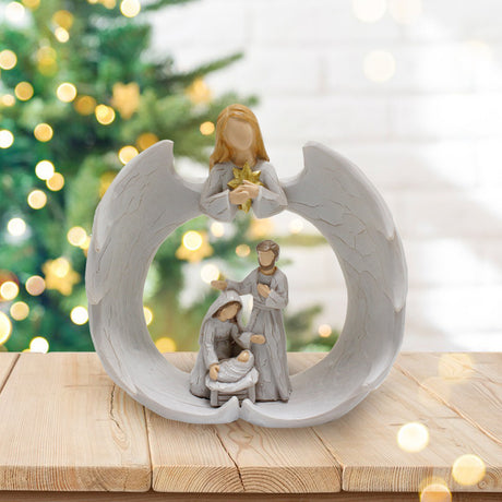 Nordic Creative Angel Family Sculpture Decoration Home Living Room Bookcase Decoration Crafts Resin Statue Ornament - V.I.P Digital Presence