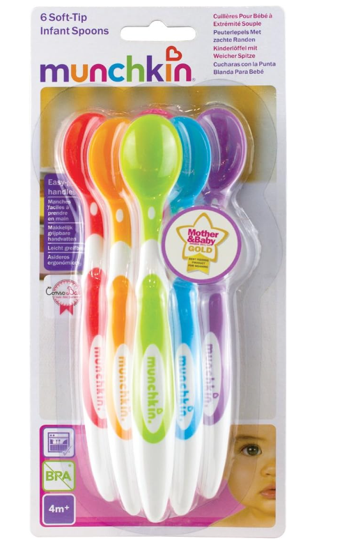 Colorful baby soft spoons 6 spoons - V.I.P Digital Presence