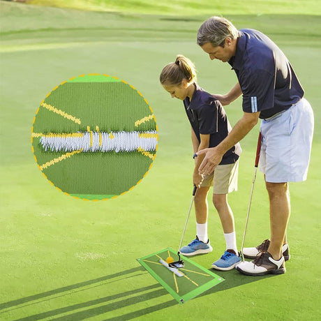 Golf Training Mat: Detect Swing, Show Path Feedback & Correct Hitting Posture - V.I.P Digital Presence