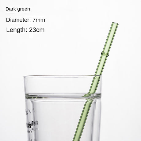 Eco-Friendly High Borosilicate Glass Straw Durable Heat-Resistant Starbucks Kids Straw 27cm Customized - V.I.P Digital Presence