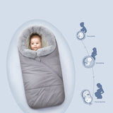 Newborn Baby Winter Warm Sleeping Bags Infant Button Swaddle Wrap Swaddling Stroller Wrap Toddler Blanket Children Sleeping Bags - V.I.P Digital Presence