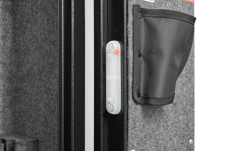 5 gun safes with 3 pistol pockets, quick access biometric adjustable heavy-duty gun rack mounted gun safes - V.I.P Digital Presence