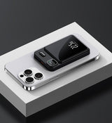 Magnetic suction power bank fast charging, compact and portable mobile power supply - V.I.P Digital Presence