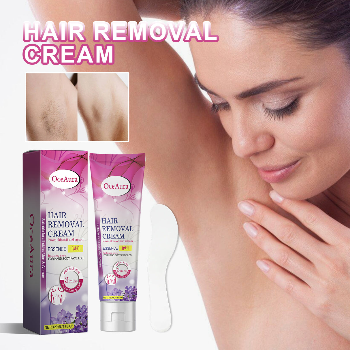 Hair Removal Cream, Body Underarm Gentle Depilation Does Not Irritate Delicate And Smooth Skin Depilation Cream - V.I.P Digital Presence