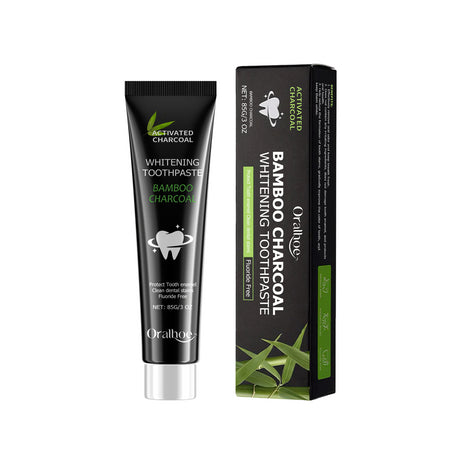 Bamboo Charcoal Toothpaste Freshen Breath, Brightening Teeth And Improving Yellow Tooth Stain Removal Toothpaste - V.I.P Digital Presence