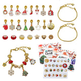 DIY creative children's bracelet jewelry 24-grid calendar Christmas holiday surprise blind box silver set - V.I.P Digital Presence