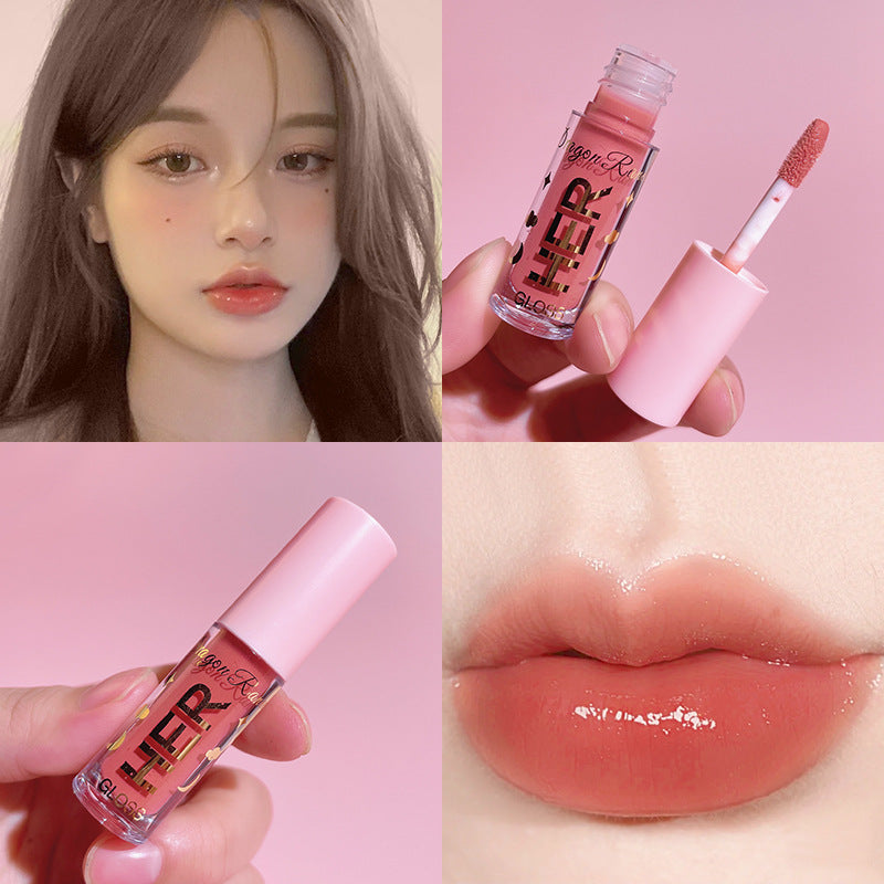 Glazed Mirror Water Lip Glaze Lipstick Female Student Lip Gloss Moisturizing Moisturizing Lip Glaze Toot Jelly Glass Lip Gloss - V.I.P Digital Presence