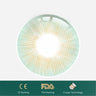 1PCS FDA Certificate Eyes Beautiful Pupil Colorful Girl Cosplay Contact Lenses Green - V.I.P Digital Presence