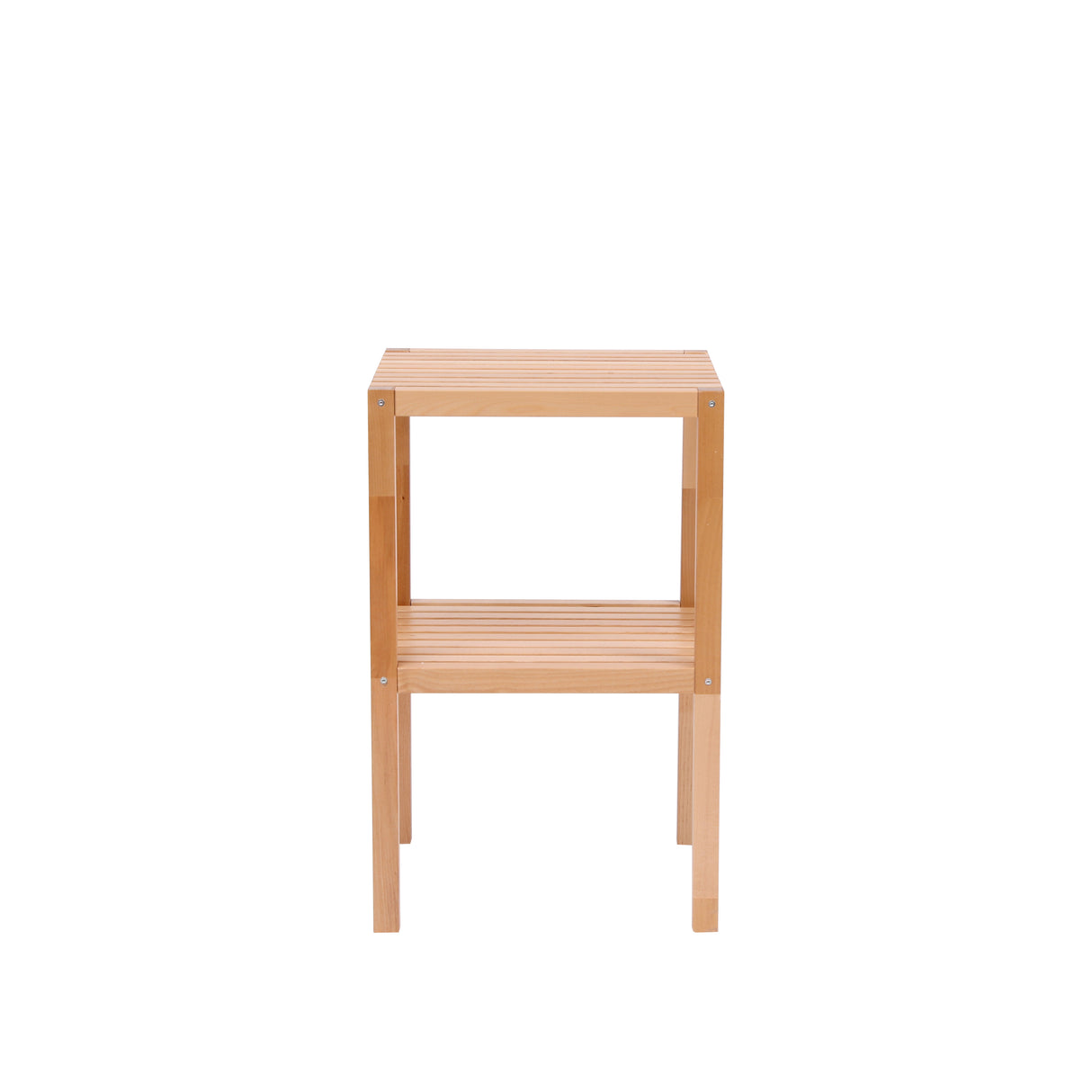 2-Tier Birch Bathroom Shelf, Narrow Shelving Unit, Multifunctional Storage Rack, Corner Rack, for Kitchen Natural - V.I.P Digital Presence