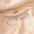Simple and versatile blade chain bracelet for women with heart pendant bracelet - V.I.P Digital Presence