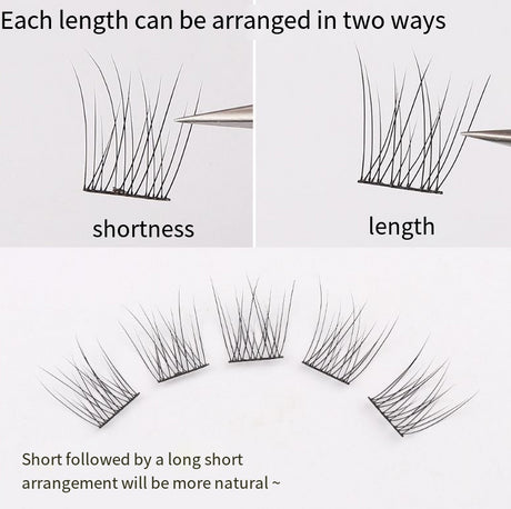 Lazy Fish Tail False Eyelashes Trilogy Natural Simulation Thick Single Cluster Lazy Series Deviruchi Eyelashes - V.I.P Digital Presence
