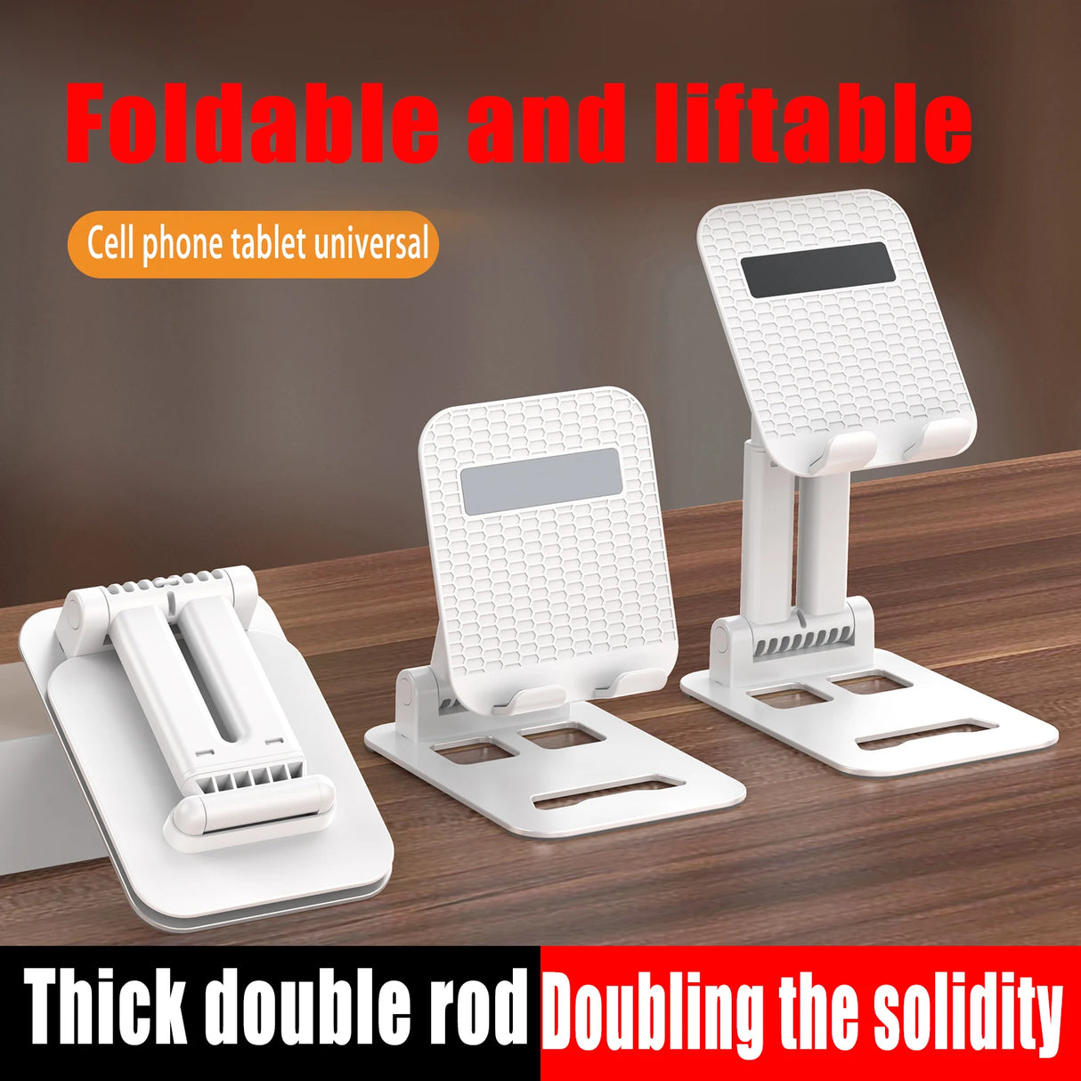 Metal enlarged flat plate rotating bracket desktop flat plate support bracket multifunctional lifting and folding - V.I.P Digital Presence