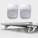 Mini Foldable Laptop Stand, Portable Computer Keyboard , Self-Adhesive Invisible Notebook Stand and Keyboard Lift for Desk - V.I.P Digital Presence