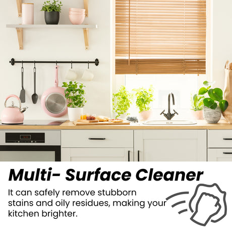 Multi-Surface Cleanser, Kitchen Utensils Heavy Oil Wash Sink Stains Strong Efficient Cleaning Milk - V.I.P Digital Presence