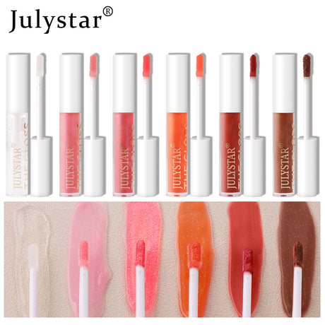 Julystar Transparent Watershine Lip Honey Pearlescent Colorless Lip Glaze Set Liquid Moisturizing Mirror Lip Color - V.I.P Digital Presence