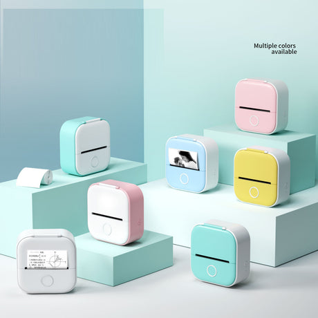 Overseas version T02 household wrong title mini pocket portable Bluetooth tag photo ledger thermal printer - V.I.P Digital Presence