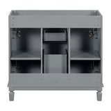 36'' Bathroom Vanity without Top Sink Cabinet only Modern Bathroom Storage Cabinet with 2 Soft Closing Doors and 2 Drawers - V.I.P Digital Presence