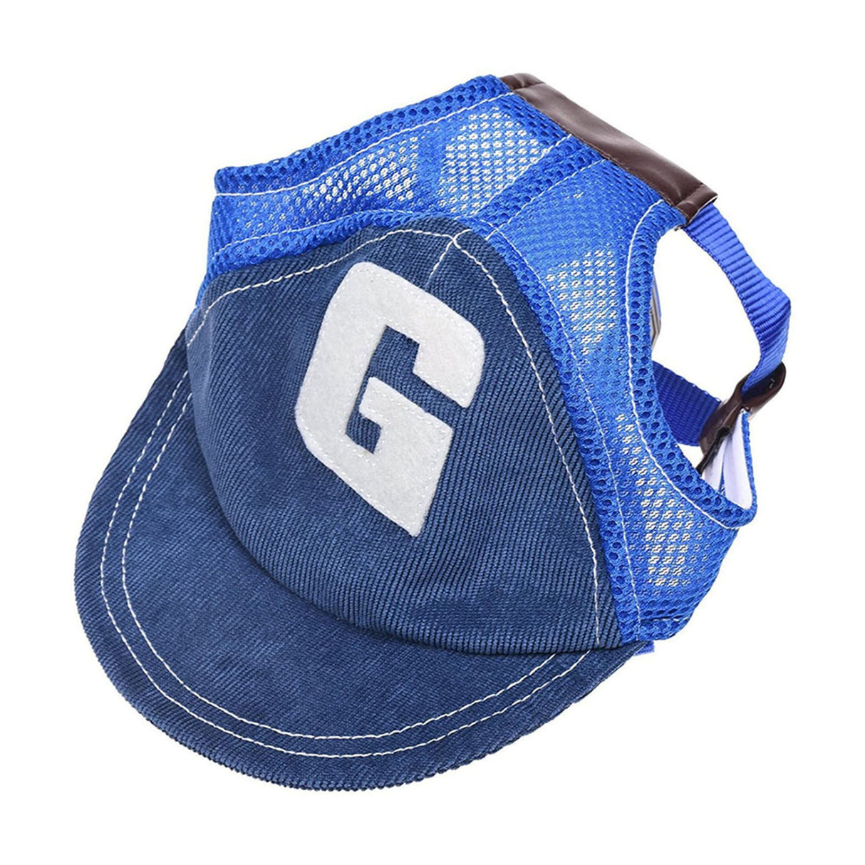Sun Hat with G-Word Dog Design, Travel Sun Hat for Spring and Autumn, Outdoor Sun Protection with Mesh Ventilation, Pet Themed Baseball Cap - V.I.P Digital Presence