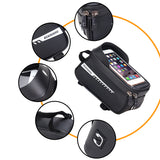 Bicycle Bag Front Beam Bag Upper Tube Bag Mountain Bike Bag Large Capacity Mobile Phone Bag Bicycle Riding Equipment